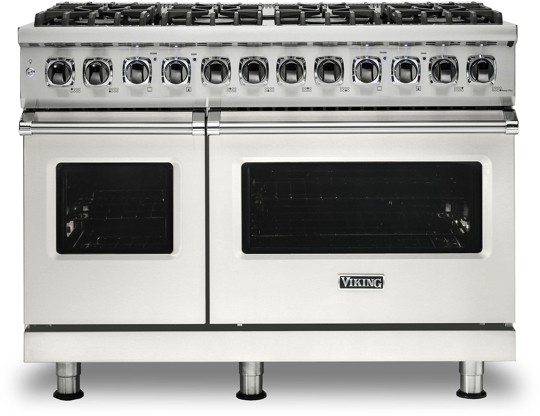 Viking VDR5488BPWLP 48 Inch Freestanding Dual Fuel Range Pure