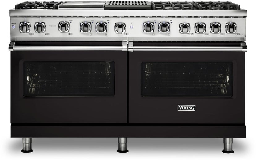 Viking VDR5606GQON 60 Inch Freestanding Professional Dual Fuel Range ...