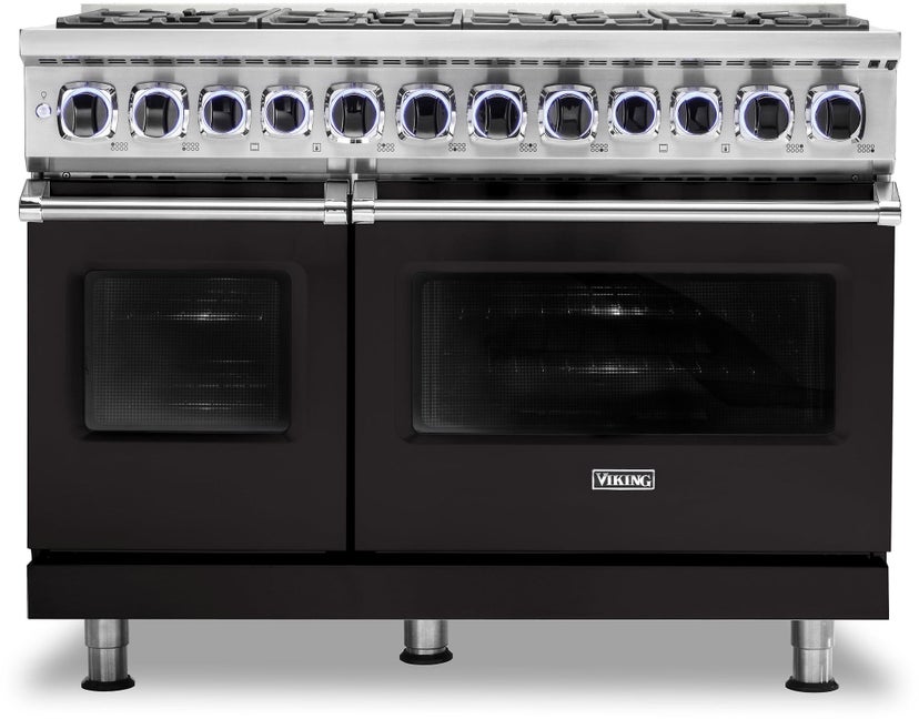 Viking VDR74828BONLP 48 Inch Freestanding Professional Dual Fuel Range ...