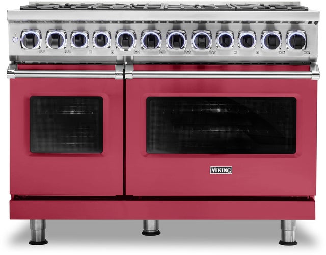 Viking VDR74828BVALP 48 Inch Freestanding Professional Dual Fuel Range ...