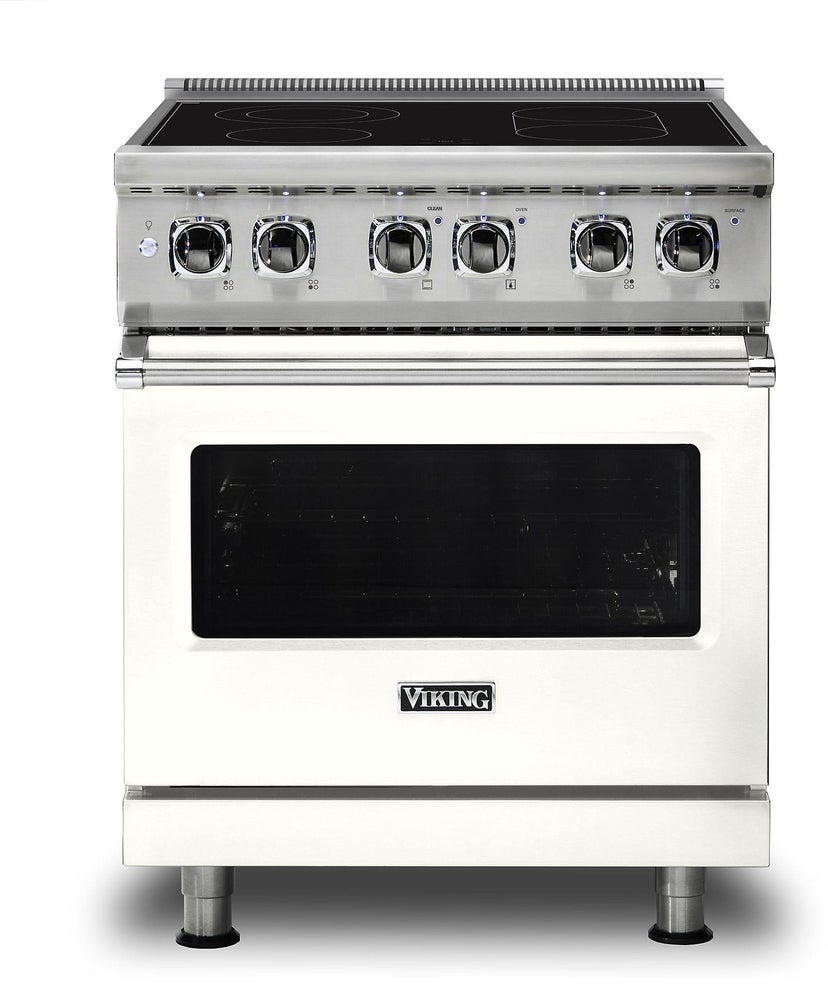 Viking VER53014BPW 30 Inch Freestanding Electric Range with 4 Surface...