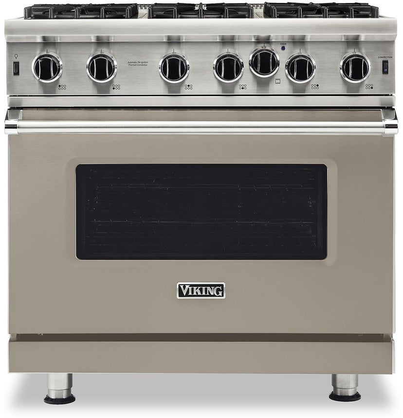 Viking VGIC53626BNALP 36 Inch Gas Range with 6 Open Burners: Nantucket, ...