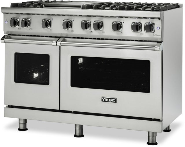 Viking VGR5486GPW 48 Inch Freestanding Professional Gas Range with 6...