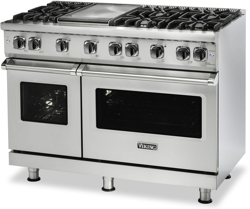 Viking VGR5486GPW 48 Inch Freestanding Professional Gas Range with 6...