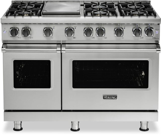 Viking VGR5488BVA 48 Inch Freestanding Professional Gas Range with 8...