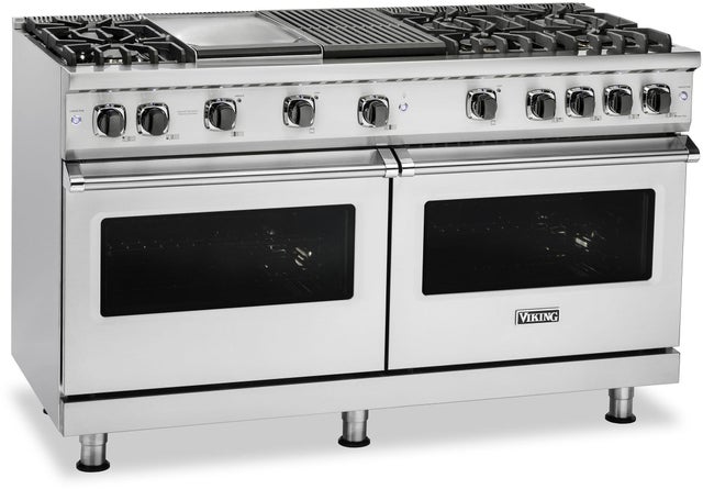 Viking VGR5606GQDA 60 Inch Freestanding Gas Range with 6 Sealed Burne...