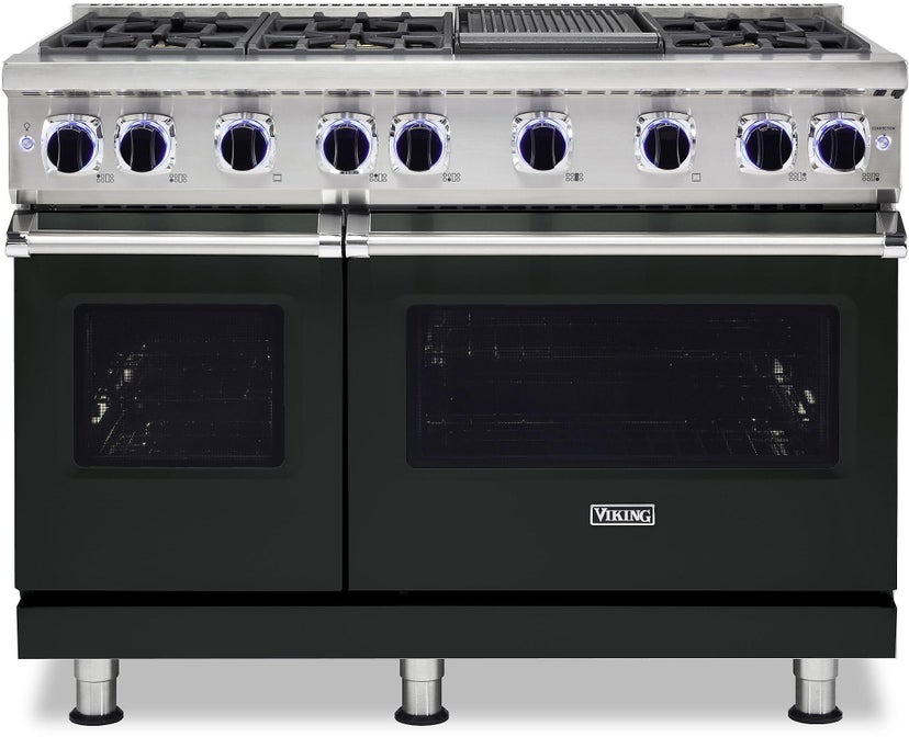 Viking VGR74826GANLP 48 Inch Freestanding Gas Range with 6 Sealed Burne...