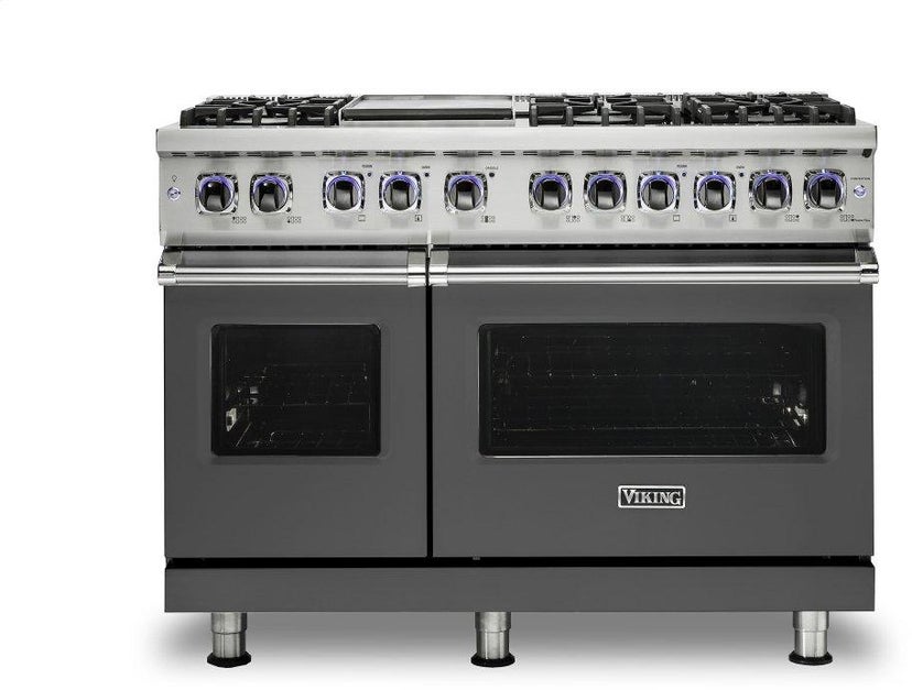 Viking VGR74826GDGLP 48 Inch Freestanding Gas Range with 6 Sealed Burne...