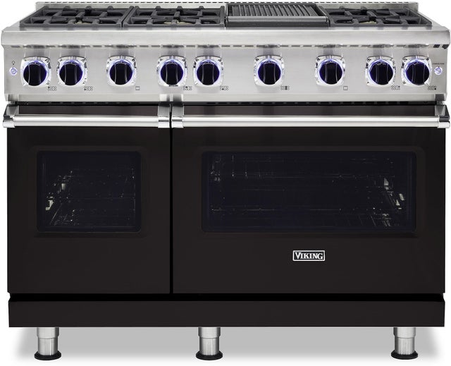 Viking VGR74826GON 48 Inch Freestanding Gas Range with 6 Sealed Burne...