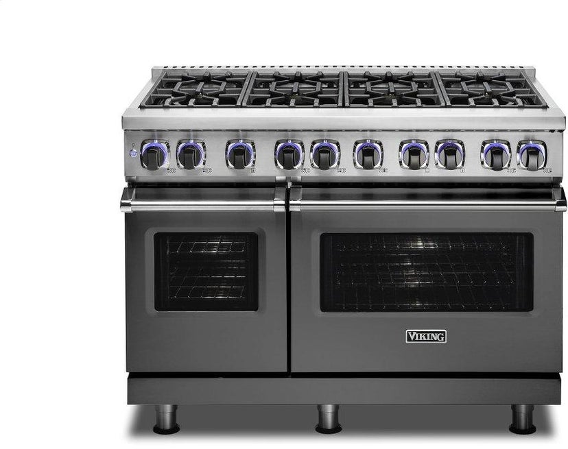 Viking VGR74828BDGLP 48 Inch Freestanding Gas Range with 8 Sealed Burne...