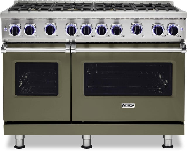 Viking VGR74828BMALP 48 Inch Freestanding Gas Range with 8 Sealed Burne...