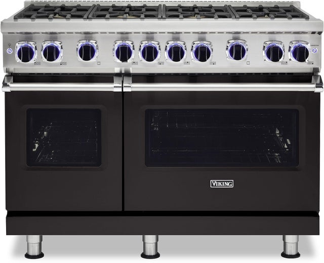 Viking VGR74828BON 48 Inch Freestanding Gas Range with 8 Sealed Burne...