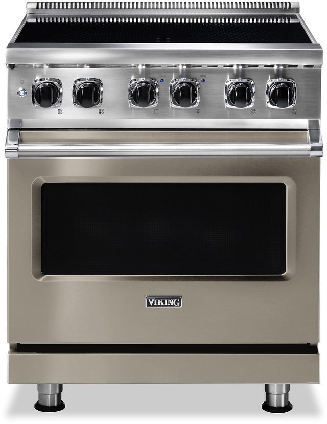 Viking VIR53024BNA 30 Inch Wide 24 Inch D. Induction Self Clean Range...