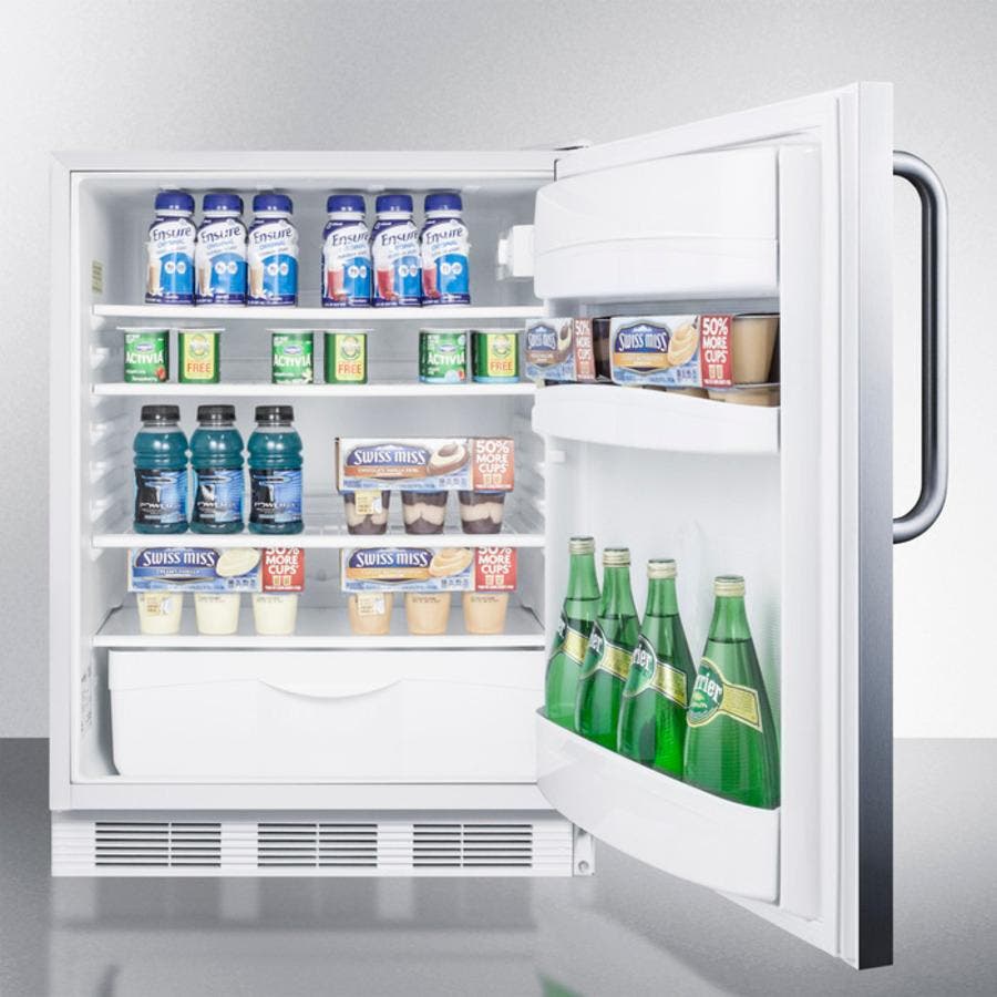 Summit FF67SSTBADA Commercially approved, ADA compliant all-refrigera...