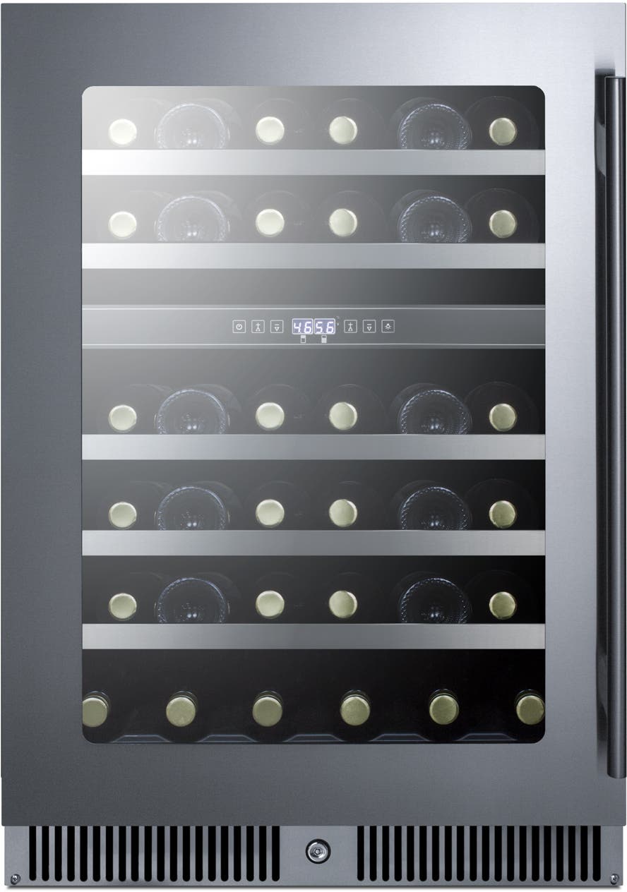 Summit CL244WCLHD Stainless Steel/Black