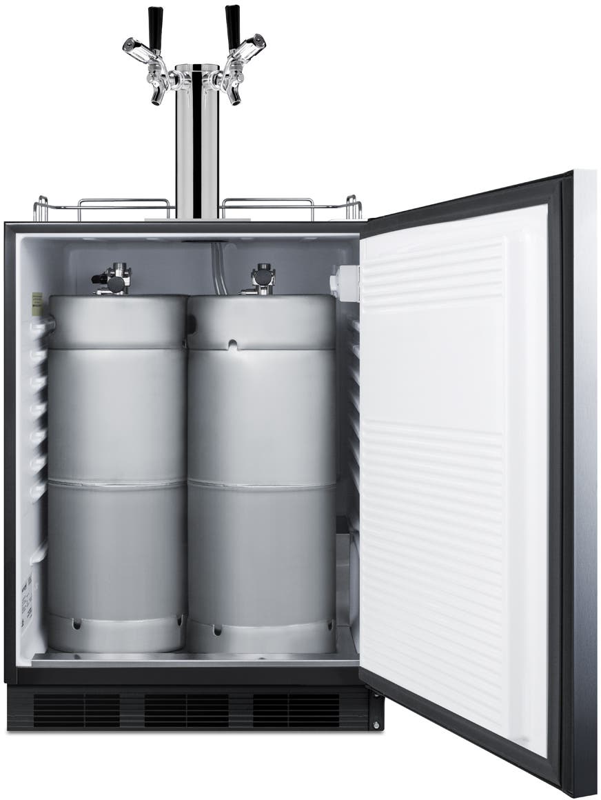 Summit SBC58BLBIADALOCK Stainless Steel/Black, ADA Compliant