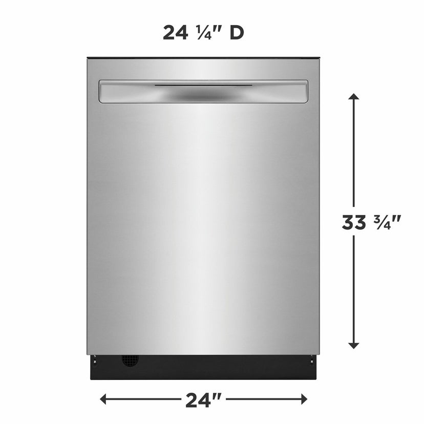 Frigidaire FDSP4401AS Built In Full Size Dishwasher: Stainless Steel