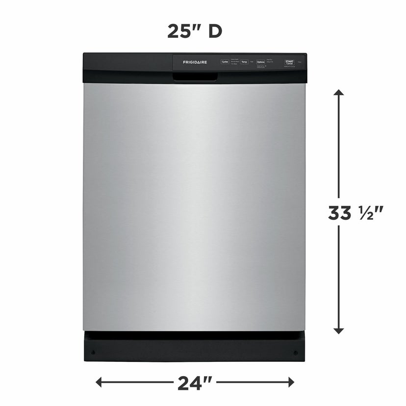 Frigidaire FFCD2413US 24 Inch Built-In Dishwasher with 14 Place Setting ...