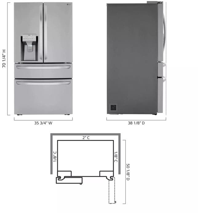 LG LRMXS3006S PrintProof Stainless Steel