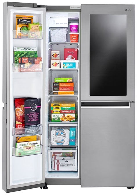 LG LRSES2706V 36 Inch, 27 Cu. Ft. Side by Side Refrigerator with...