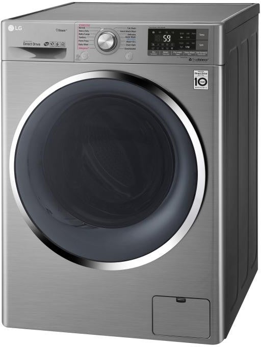 LG WM3499HVA 24 Inch Smart Compact All-In-One Washer/Dryer: Gra...