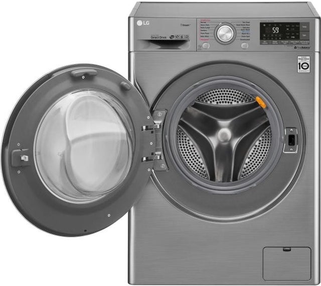 LG WM3499HVA 24 Inch Smart Compact All-In-One Washer/Dryer: Gra...