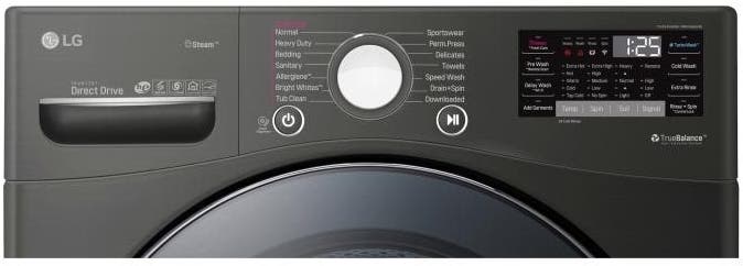 LG WM3900HBA Black Steel