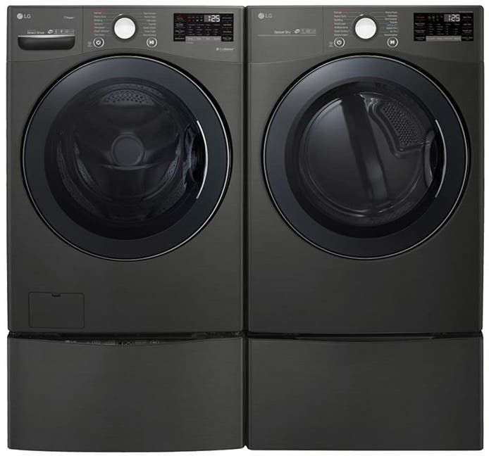 LG WM3900HBA Black Steel