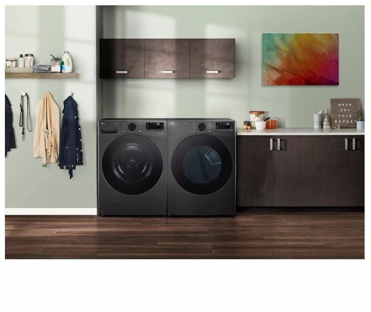 LG WM4080HBA Black Steel