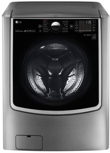 LG WM9000HVA 29 Inch Front Load Washer Graphite Steel | Plesser's
