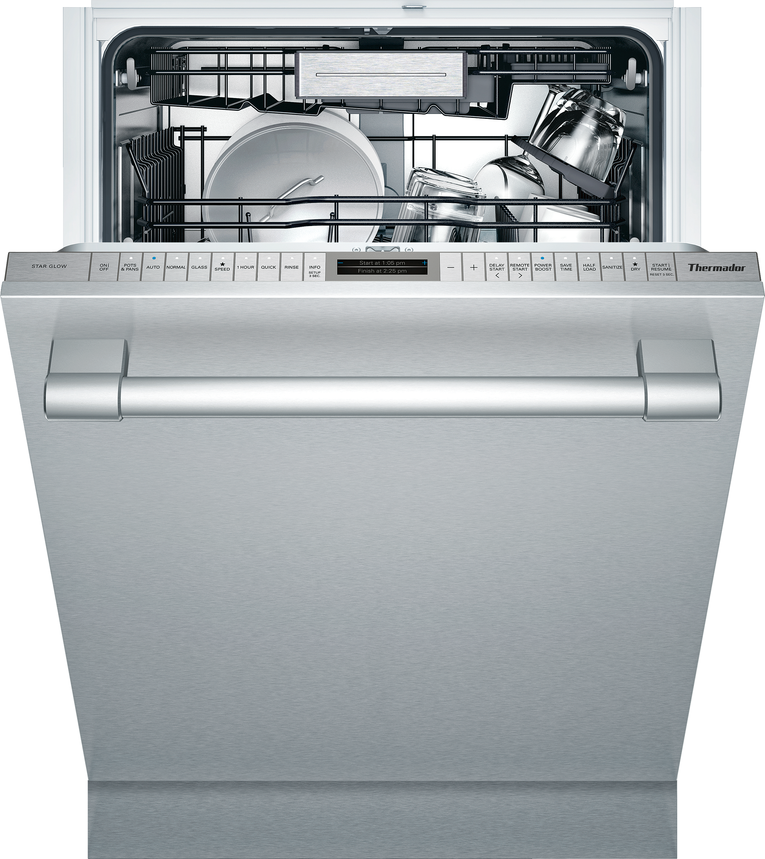 Thermador DWHD870WFP Stainless Steel, Professional Handle