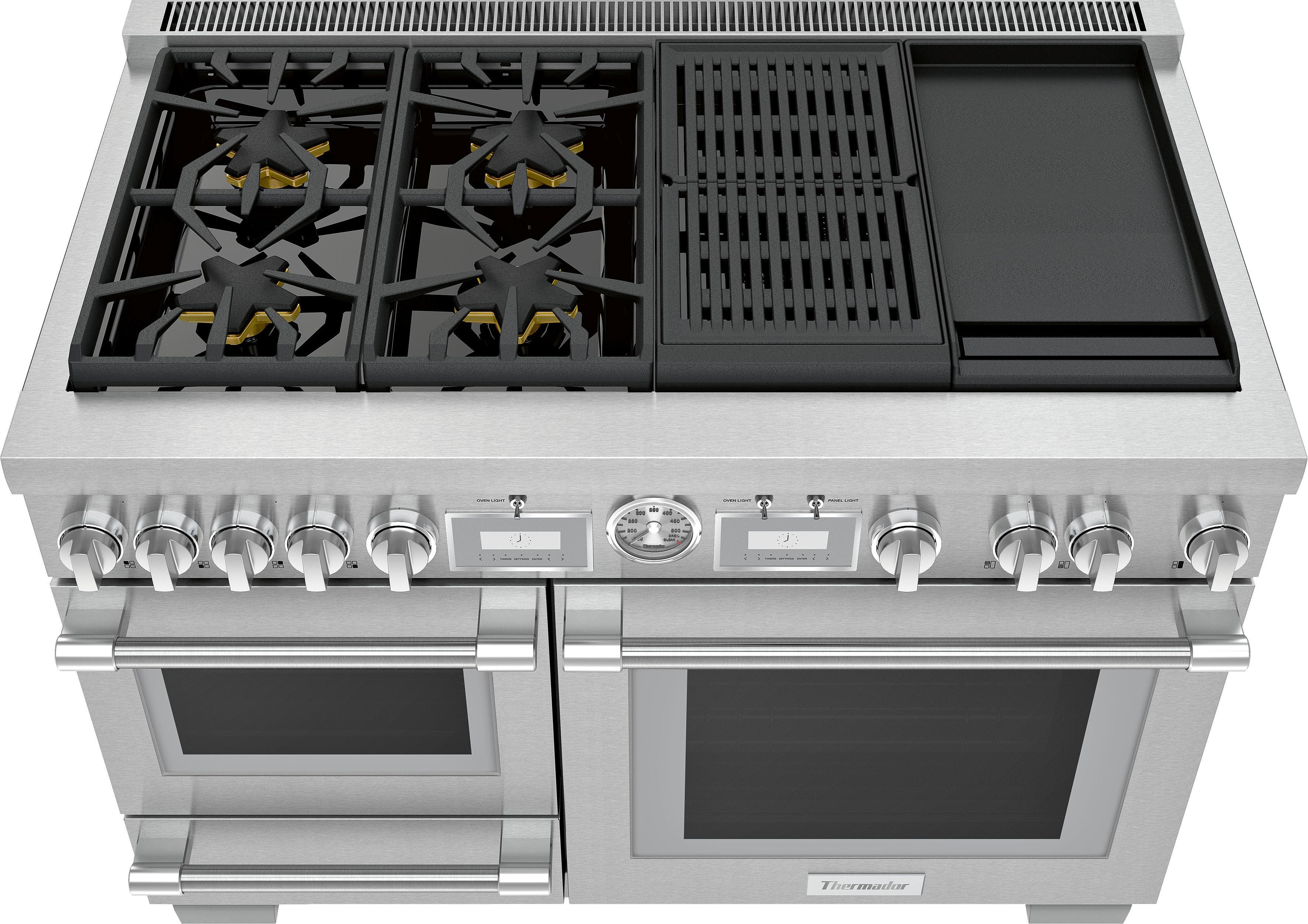 Thermador PRD48WCSGU Stainless Steel with Grill and Griddle