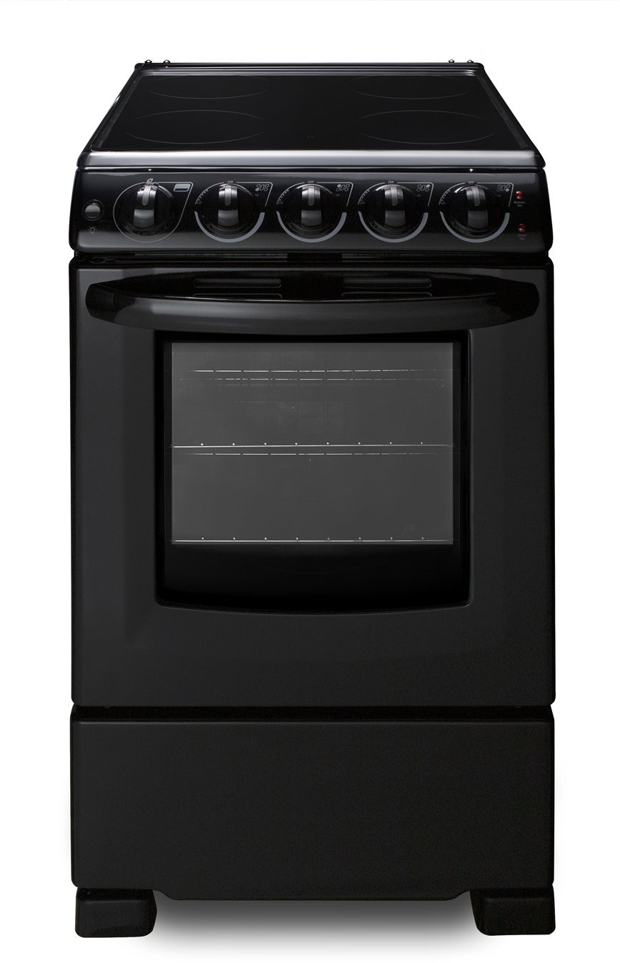 Summit REX2051BRT 20 Inch Electric Smooth-Top Range Black