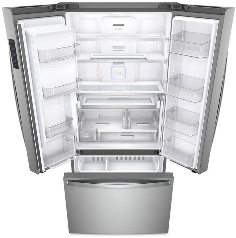 Whirlpool WRFC9636RZ 36 Inch Counter-Depth French Door Refrigerator wit...