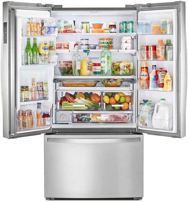 Whirlpool WRFC9636RZ 36 Inch Counter-Depth French Door Refrigerator wit...