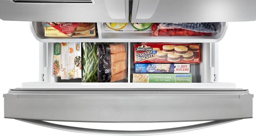 Whirlpool WRFC9636RZ 36 Inch Counter-Depth French Door Refrigerator wit...