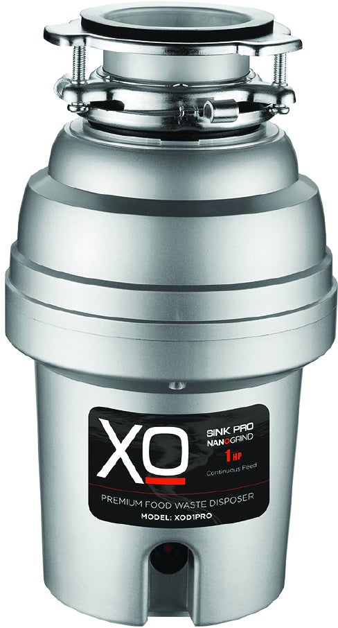 XO XOD1PRO 1 HP Continuous Feed Disposal with Compact Design:...