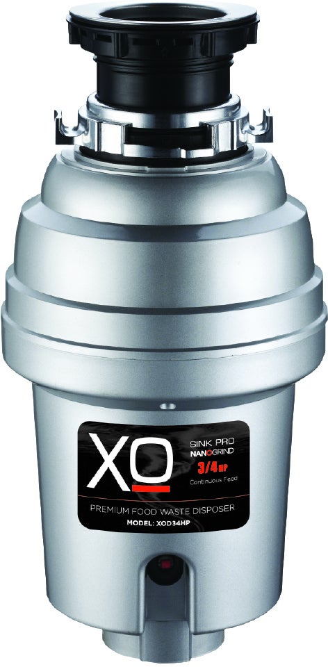 XO XOD34HP 3/4 HP Waste Disposer with Magnet Motor: Stainless...