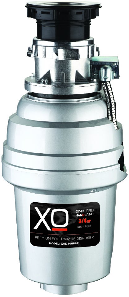 XO XOD34HPBF 3/4 HP Waste Disposer with Magnet Motor: Stainless...