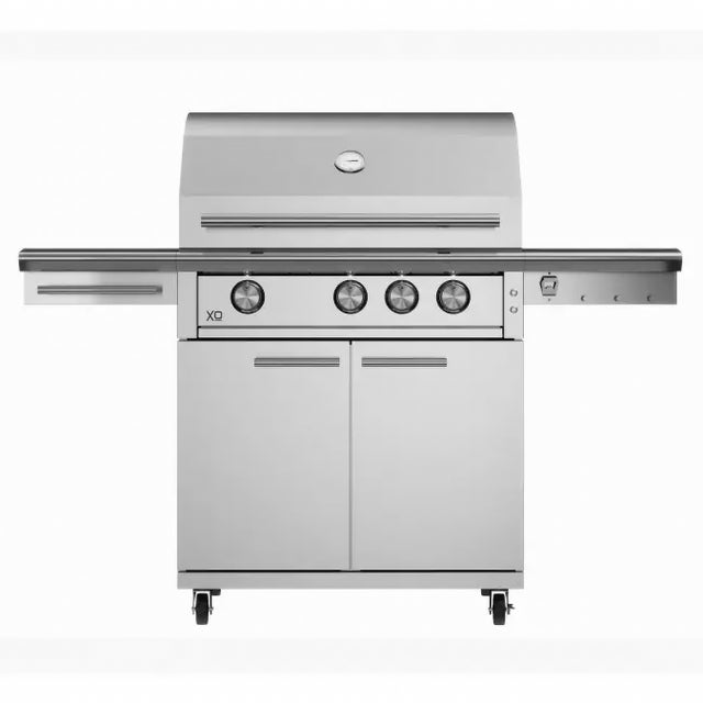 XO XOG32CARTXLT Freestanding XLT Grill Cart with Stainless Steel C...