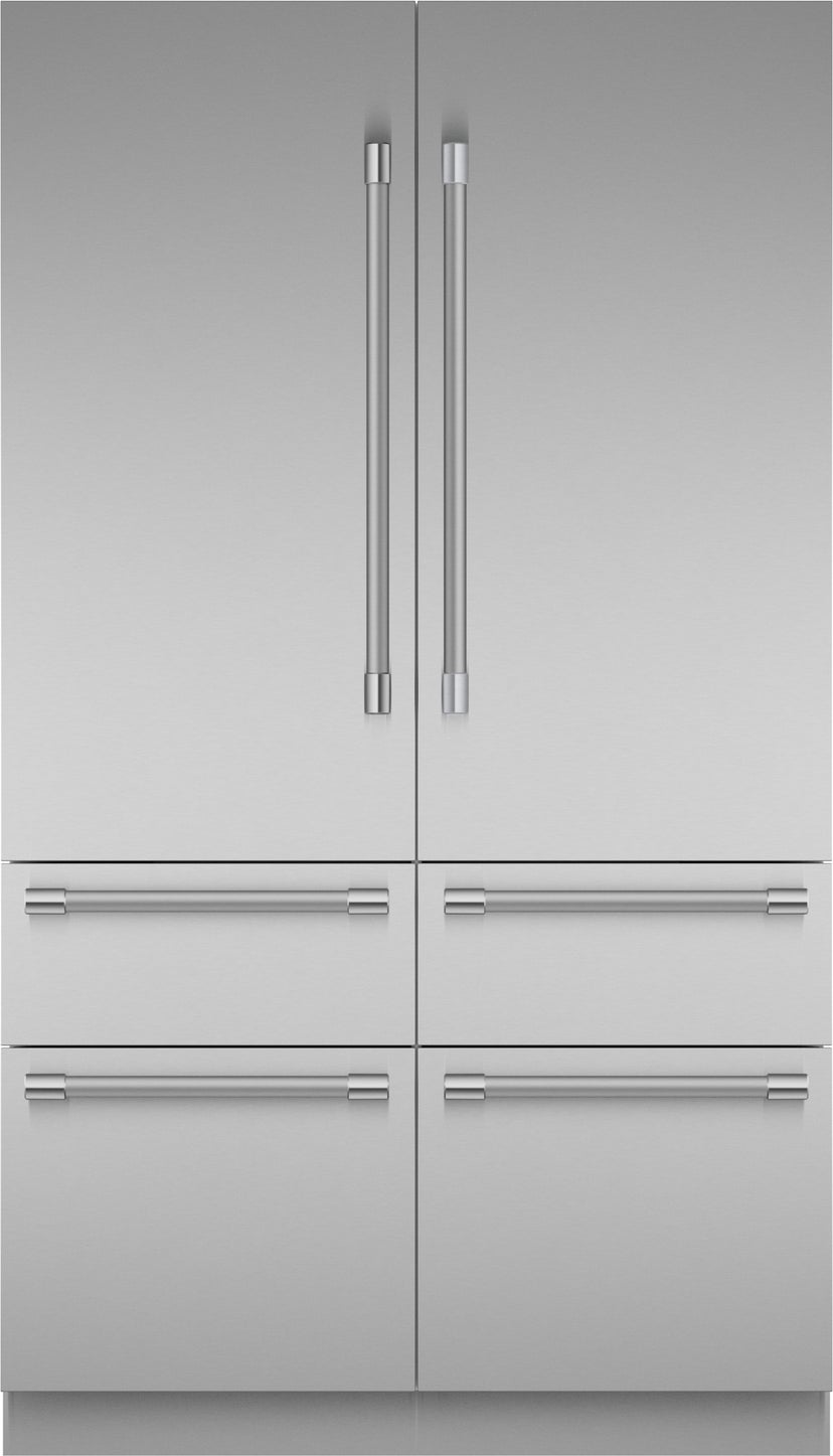 Thermador T48BT120NS 48 Inch Built-In 6-Door French Door Smart Refriger...