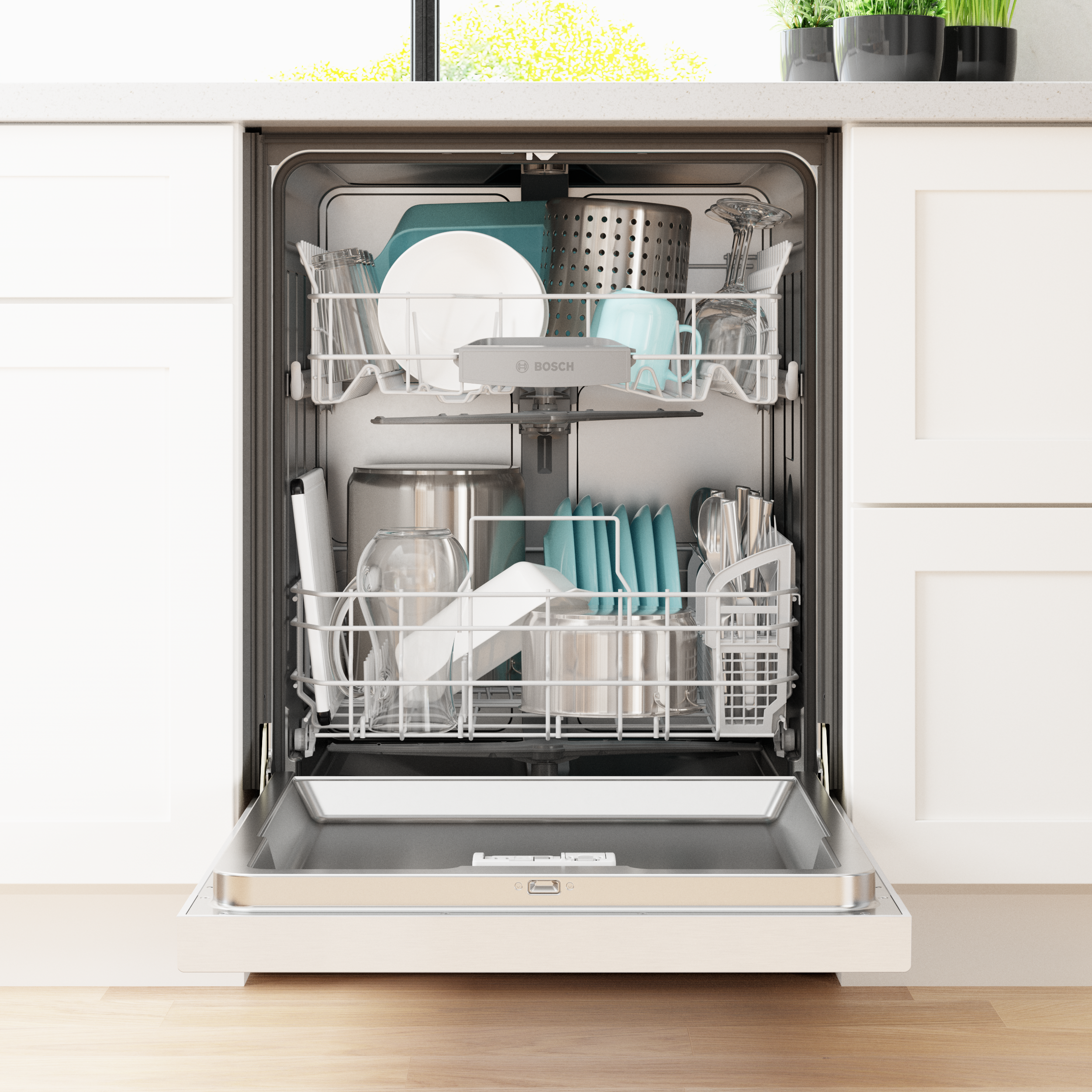 Bosch SHE41CM5N Stainless Steel