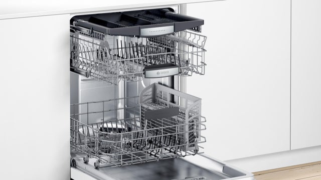 Bosch SHXM78Z52N 24 Inch Built-In Bar Handle Dishwasher with 6 Wash...