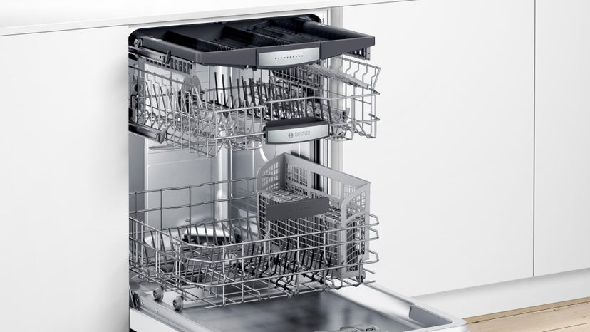 Bosch SHXM78Z52N 24 Inch Built-In Bar Handle Dishwasher with 6 Wash...