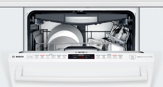 Bosch SHXM78Z52N 24 Inch Built-In Bar Handle Dishwasher with 6 Wash...
