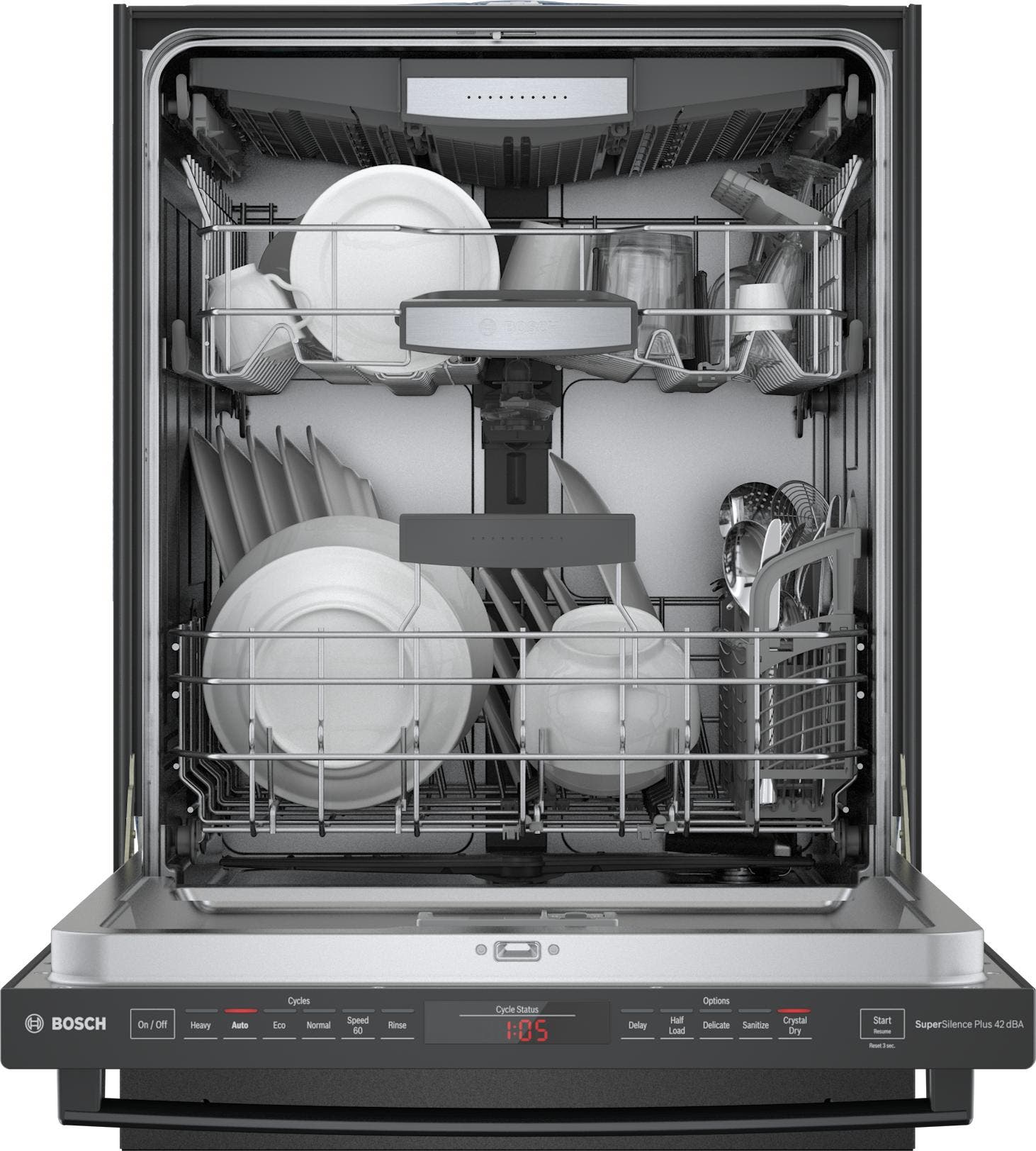 Bosch SHXM78Z54N Black Stainless Steel
