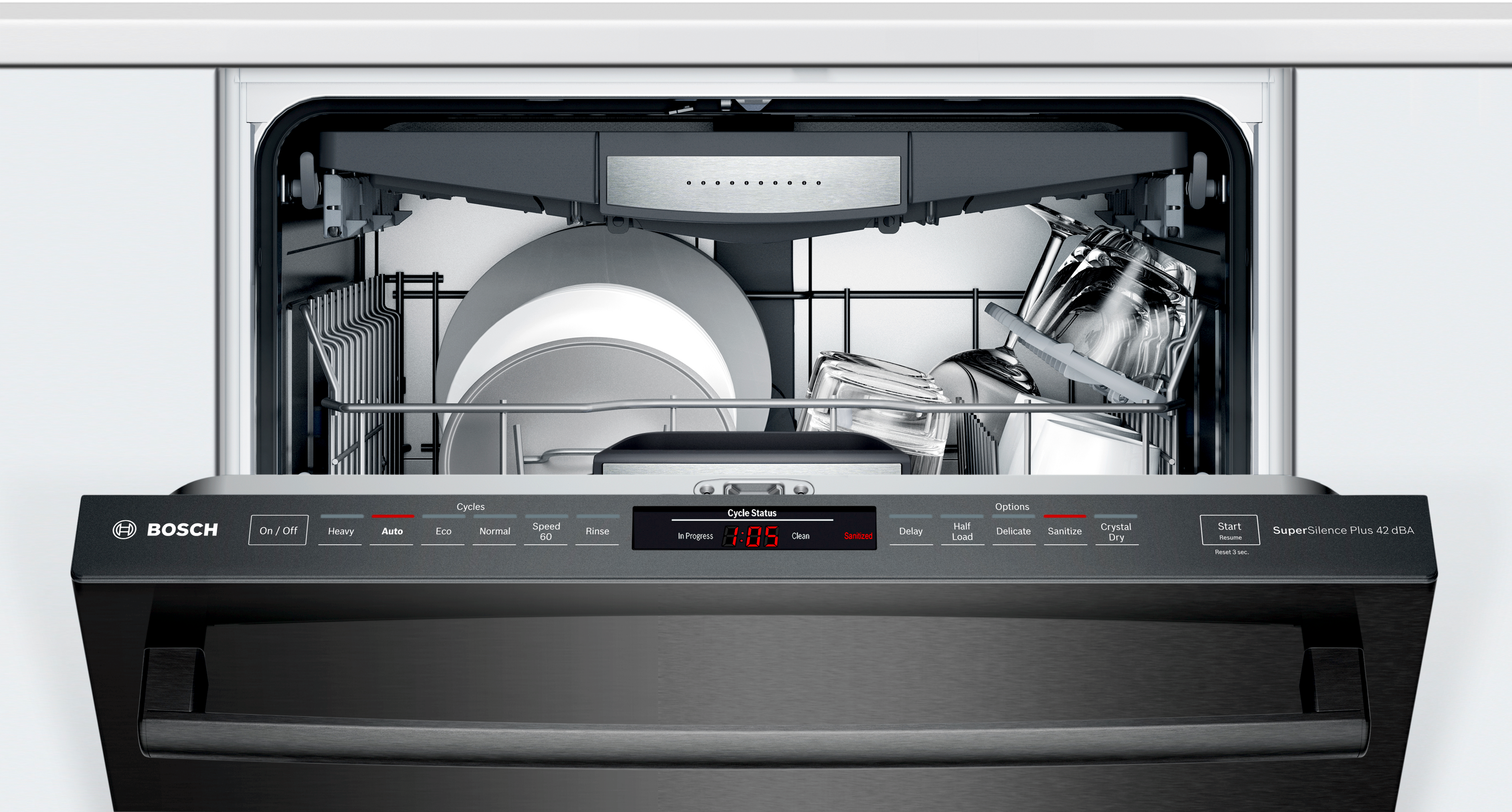 Bosch SHXM78Z54N Black Stainless Steel