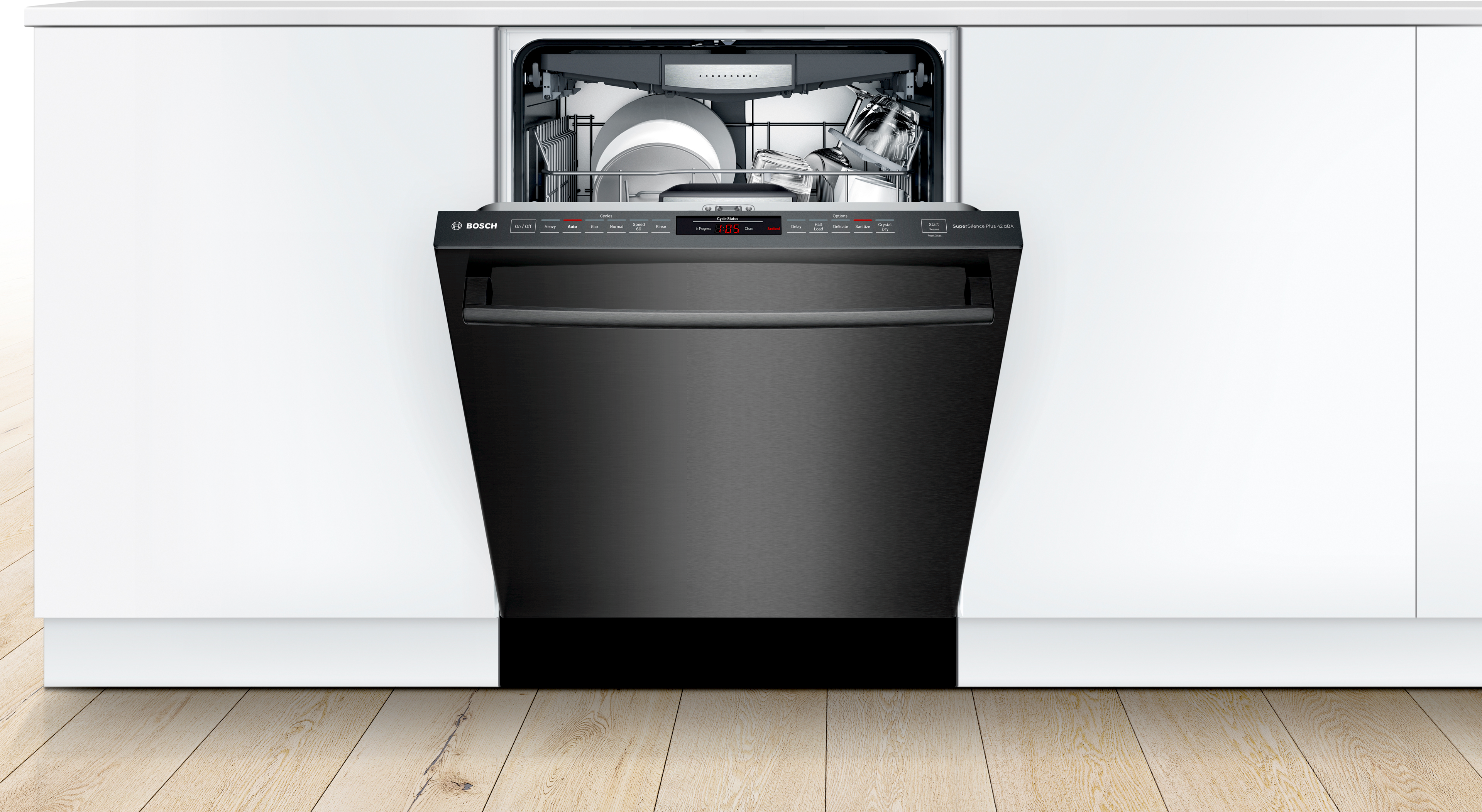 Bosch SHXM78Z54N Black Stainless Steel