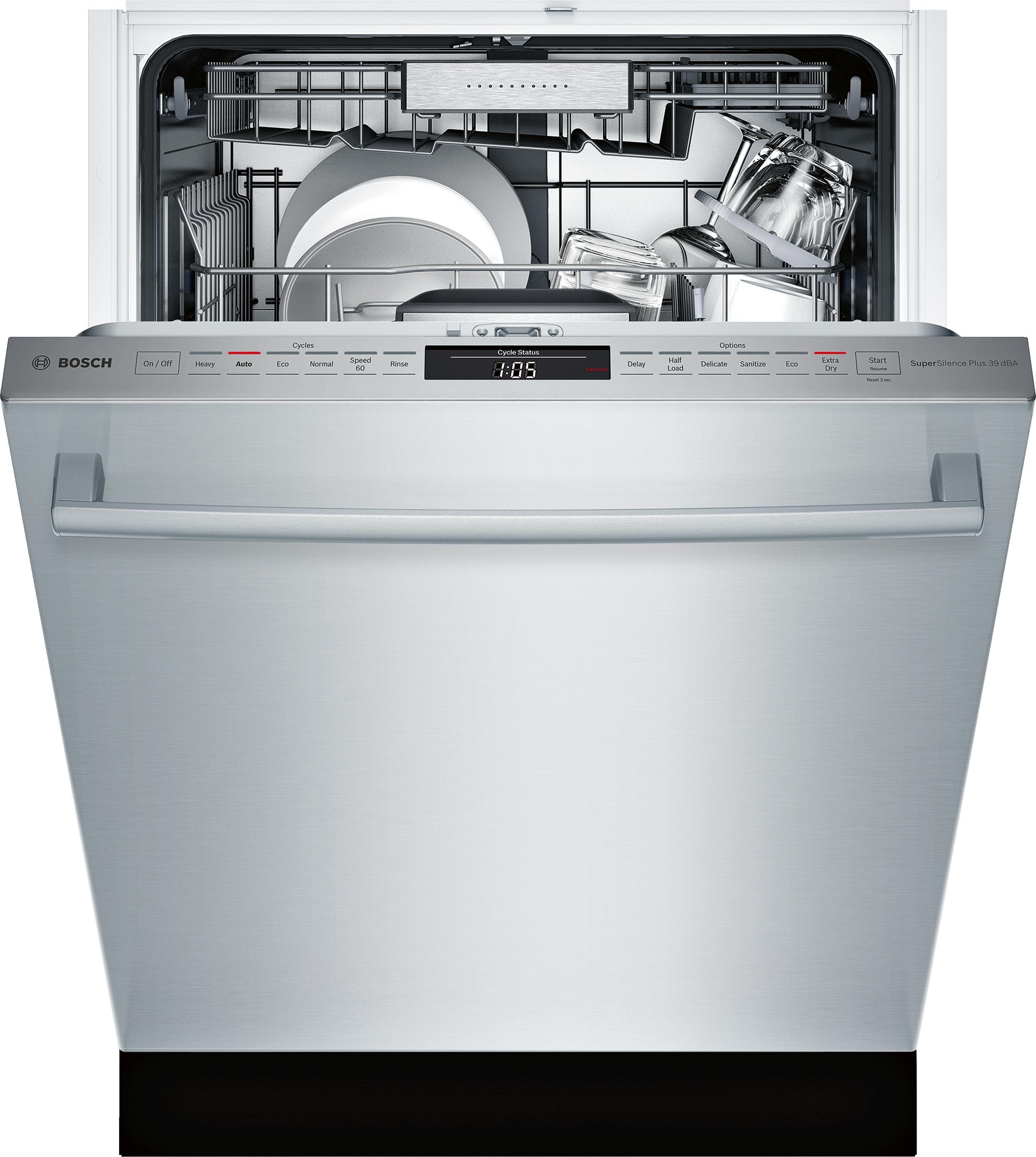 Bosch SHXM98W75N Stainless Steel, Bar Handle
