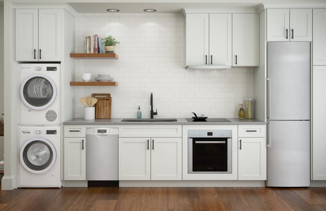 Bosch SPE68U55UC 18 Inch Built-In Recessed Handle Dishwasher with 1...